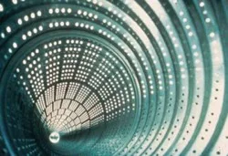 Perforated corrugated steel pipe for stormwater infiltration and groundwater recharge