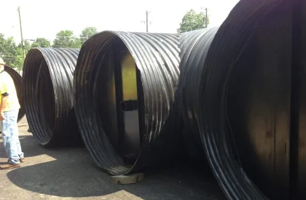 corrugated steel pipe sand filters