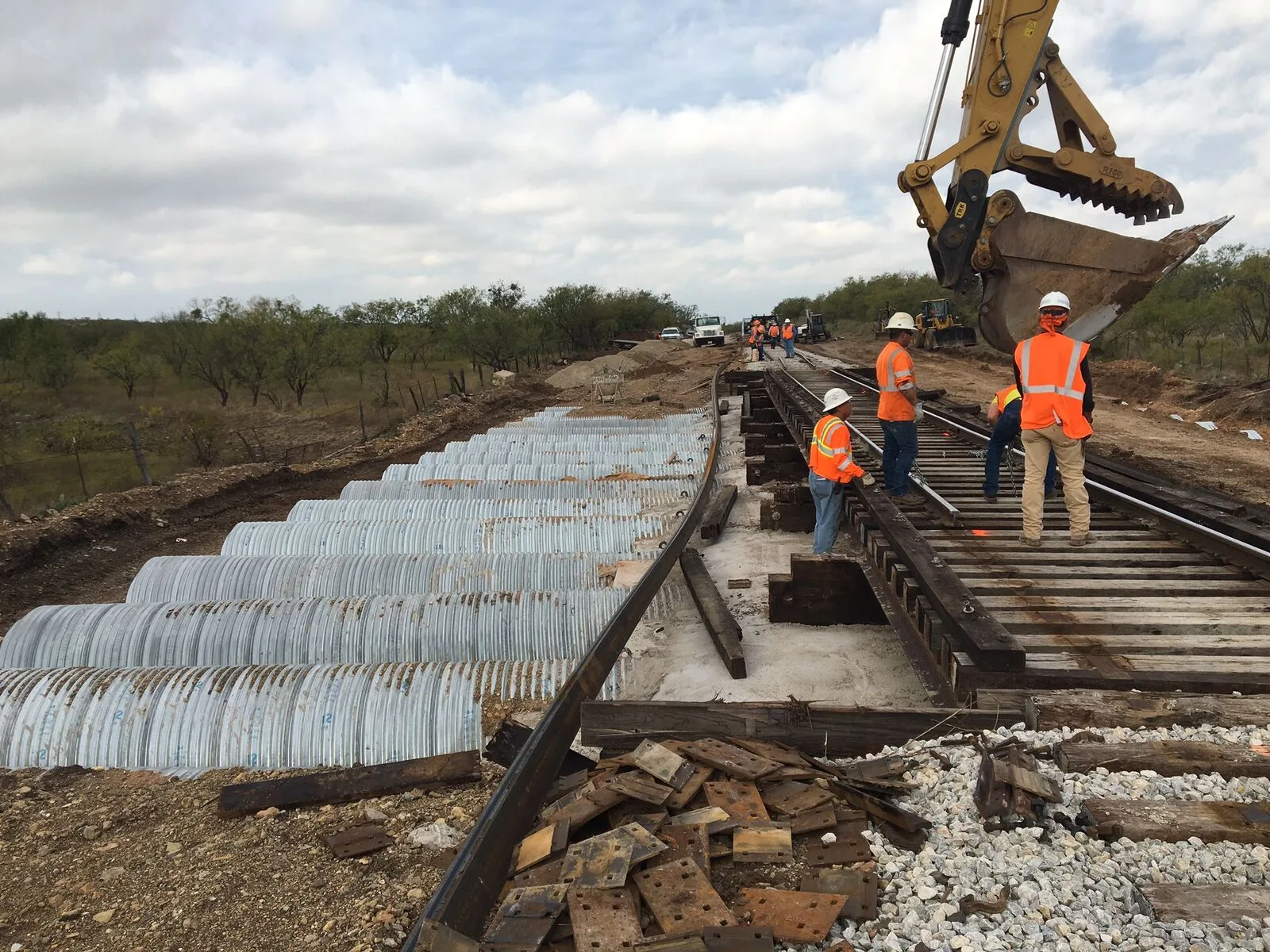 60” galvanized 3x1 corrugated steel pipe