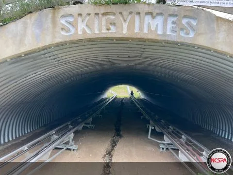 ski slope tunnel structural plate tunnel
