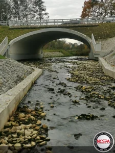 Structural plate bridge replacement project on National Road No. 44.