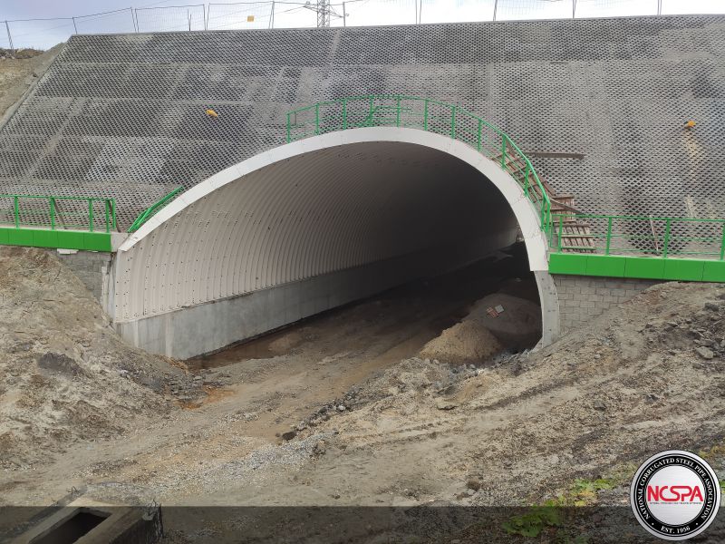 structural plate bike path structural plate underpass