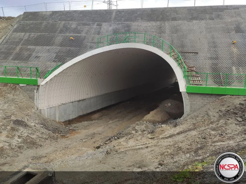 structural plate bike path structural plate underpass