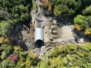 Hardwick Culvert 32A, rail trail culvert replacement