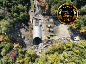 Hardwick Culvert 32A, rail trail culvert replacement