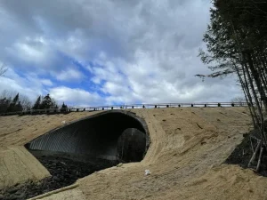 Hardwick Culvert 32A, rail trail culvert replacement
