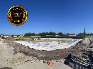 corrugated metal pipe stormwater system