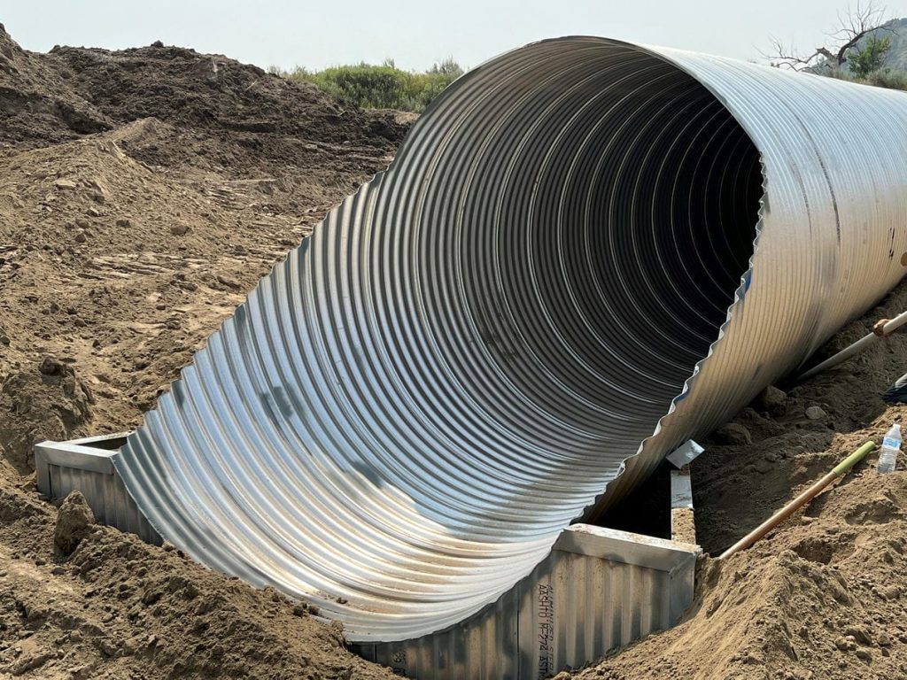 steel culvert pipe in corrosive environments