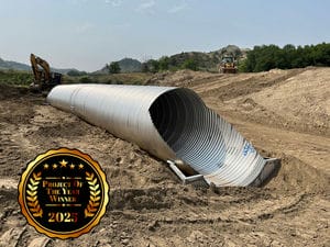 steel pipe for oil and gas access roads