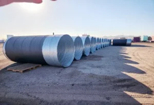 corrugated metal pipe fertilizer tanks