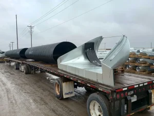 polymer-coated corrugated steel pipe