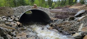Upstream View_resized unique fish passage culvert installation