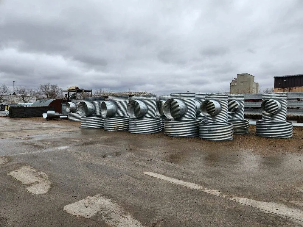corrugated steel pipe for solar farms custom