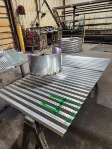 TrueNorth Steel - 2025 POY Submission 3 of 5 - Image 2 corrugated steel pipe for solar farms custom fitting production
