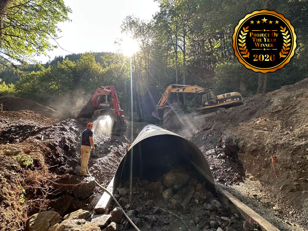 corrugated steel pipe culvert replacement