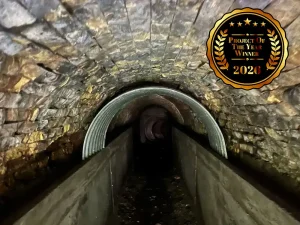 historic culvert rehabilitation project at Buckingham Creek in Duluth Minnesota