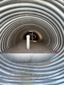 IMG_0680_resized Stormwater sand filter installation using corrugated steel pipe arch